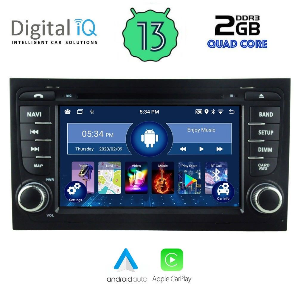 DIGITAL IQ MSD 050_CPA (7" DECK) MULTIMEDIA OEM AUDI A4 mod. 2002-2008