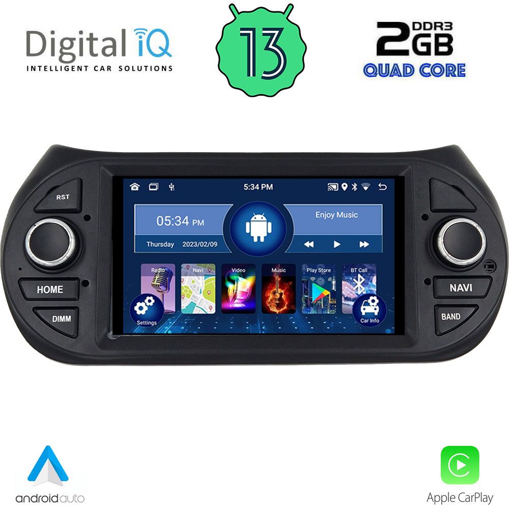 DIGITAL IQ MSD 092_CPA (7" DECK) MULTIMEDIA OEM CITROEN – FIAT – PEUGEOT mod. 2008-2018