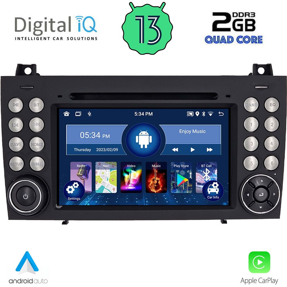 DIGITAL IQ MSD 096_CPA (7" DECK) MULTIMEDIA for MERCEDES SLK (R171) mod. 2004-2010