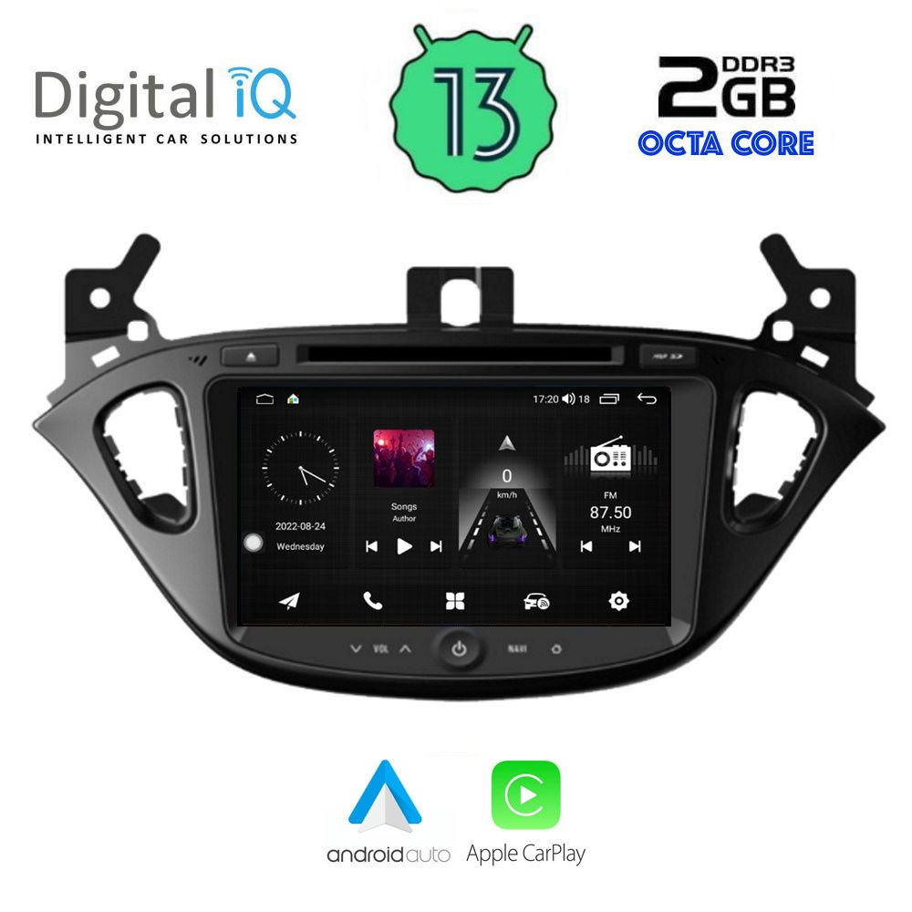 DIGITAL IQ MSF 321_CPA (8” DECK) MULTIMEDIA OEM OPEL CORSA E mod. 2014-2022