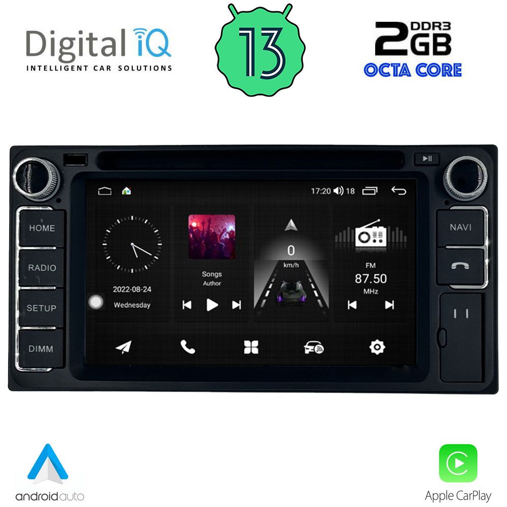 DIGITAL IQ MSF 362_CPA (7” DECK) MULTIMEDIA for TOYOTA ALL (200mm)