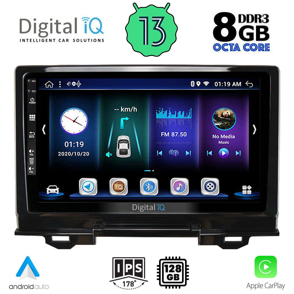 DIGITAL IQ BXD 8202_CPA (9inc) MULTIMEDIA TABLET OEM HONDA HRV mod. 2021>