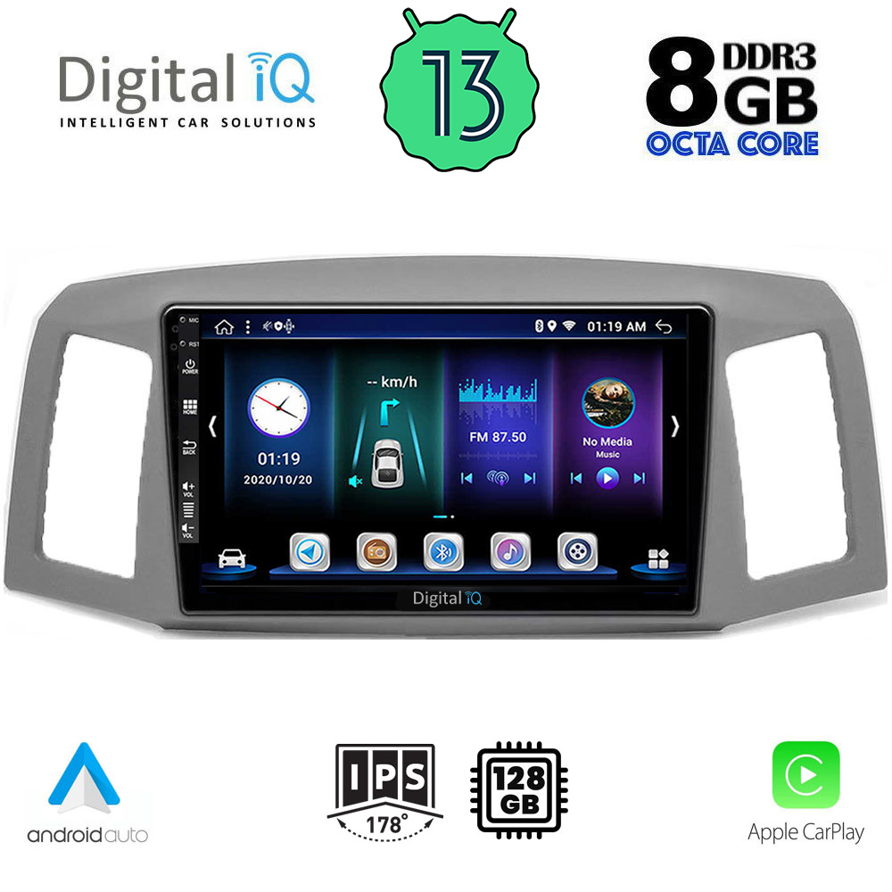 DIGITAL IQ BXD 8281_CPA (10inc) MULTIMEDIA TABLET OEM JEEP GRAND CHEROKEE mod. 2005-2007