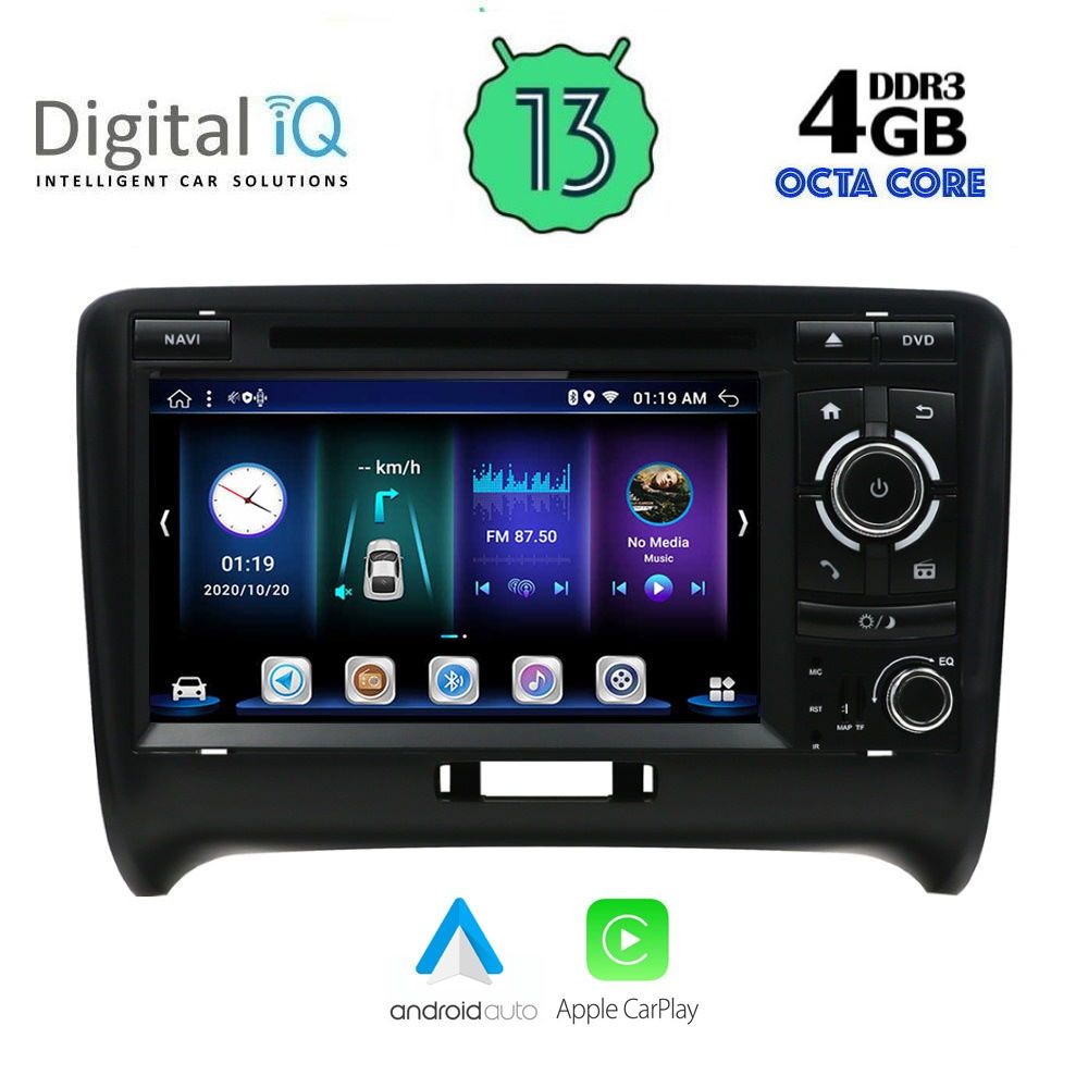 DIGITAL IQ BXE 678_CPA (7" DVD) MULTIMEDIA OEM AUDI ΤΤ mod. 2007-2015