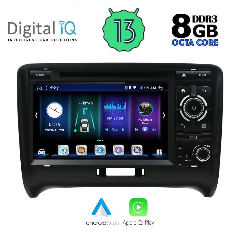 DIGITAL IQ BXE 878_CPA (7" DVD) MULTIMEDIA OEM AUDI ΤΤ mod. 2007-2015