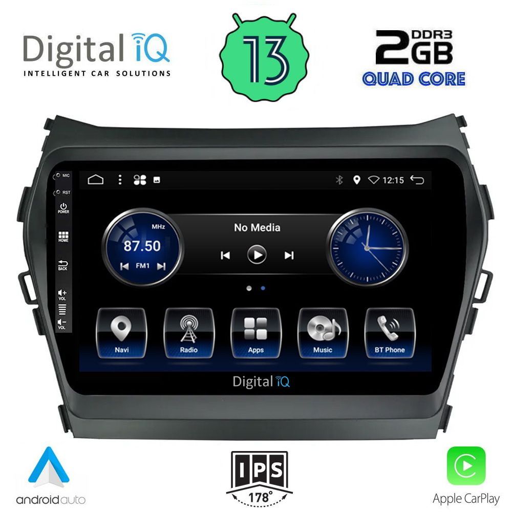 DIGITAL IQ BXH 3238_CPA (9inc) MULTIMEDIA TABLET OEM HYUNDAI IX45 mod. 2013-2017