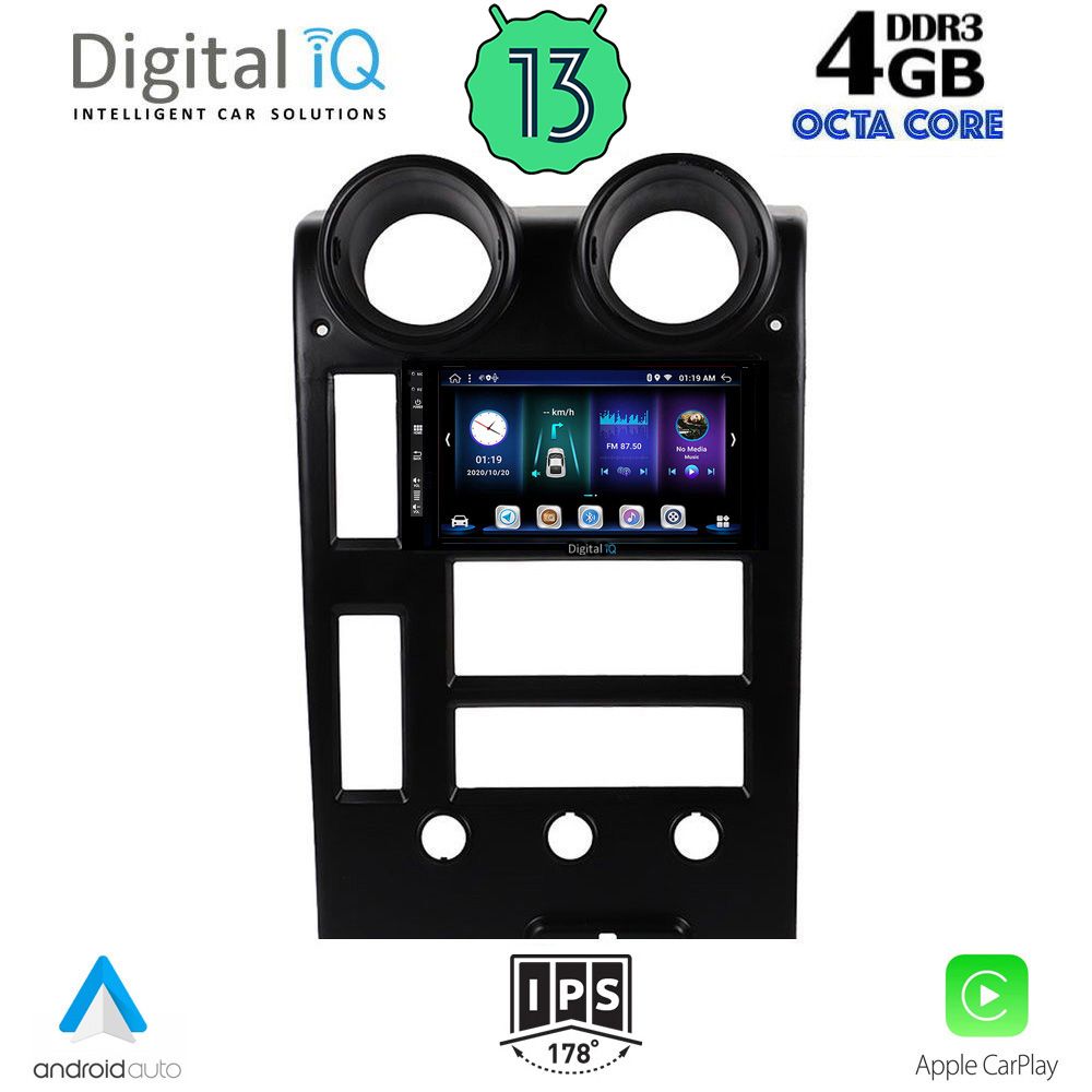 DIGITAL IQ BXD 6215_CPA (9inc) MULTIMEDIA TABLET for HUMMER H2 mod. 2001-2007