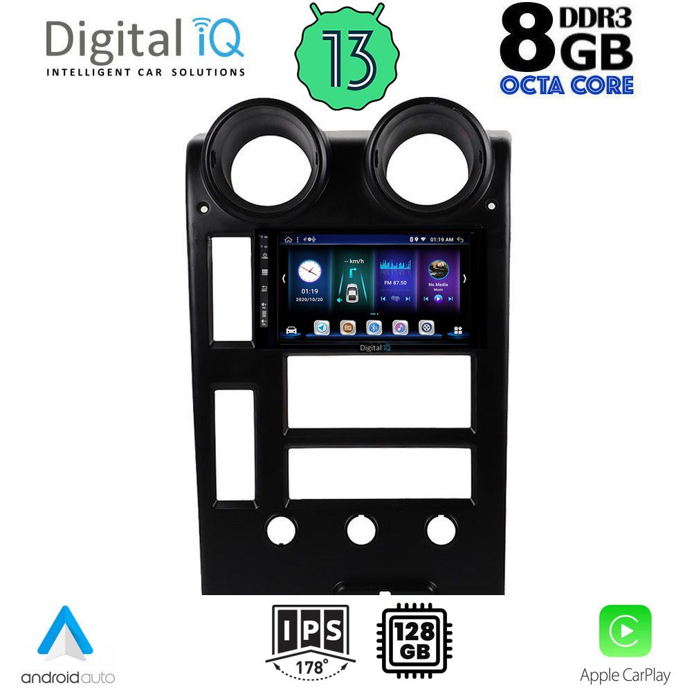 DIGITAL IQ BXD 8215_CPA (9inc) MULTIMEDIA TABLET OEM HUMMER H2 mod. 2001-2007