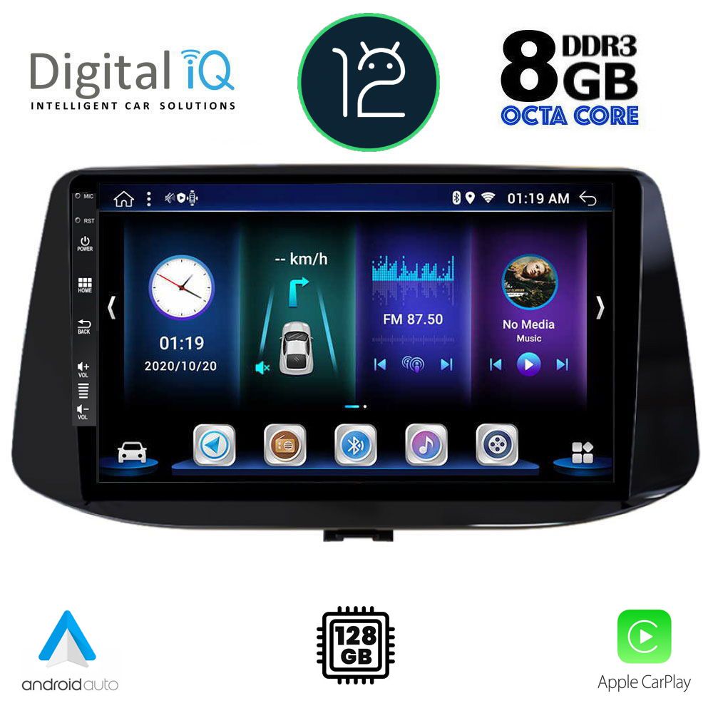 DIGITAL IQ BXD 8233_CPA (9inc) MULTIMEDIA TABLET OEM HYUNDAI i30 mod. 2018>