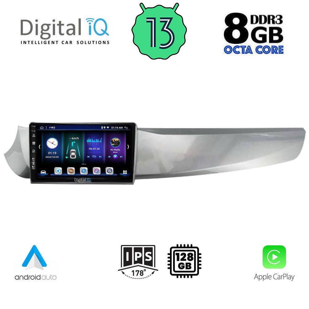 DIGITAL IQ BXD 8025_CPA (9inc) MULTIMEDIA TABLET OEM ALFA ROMEO GIULIETTA mod 2010-2014