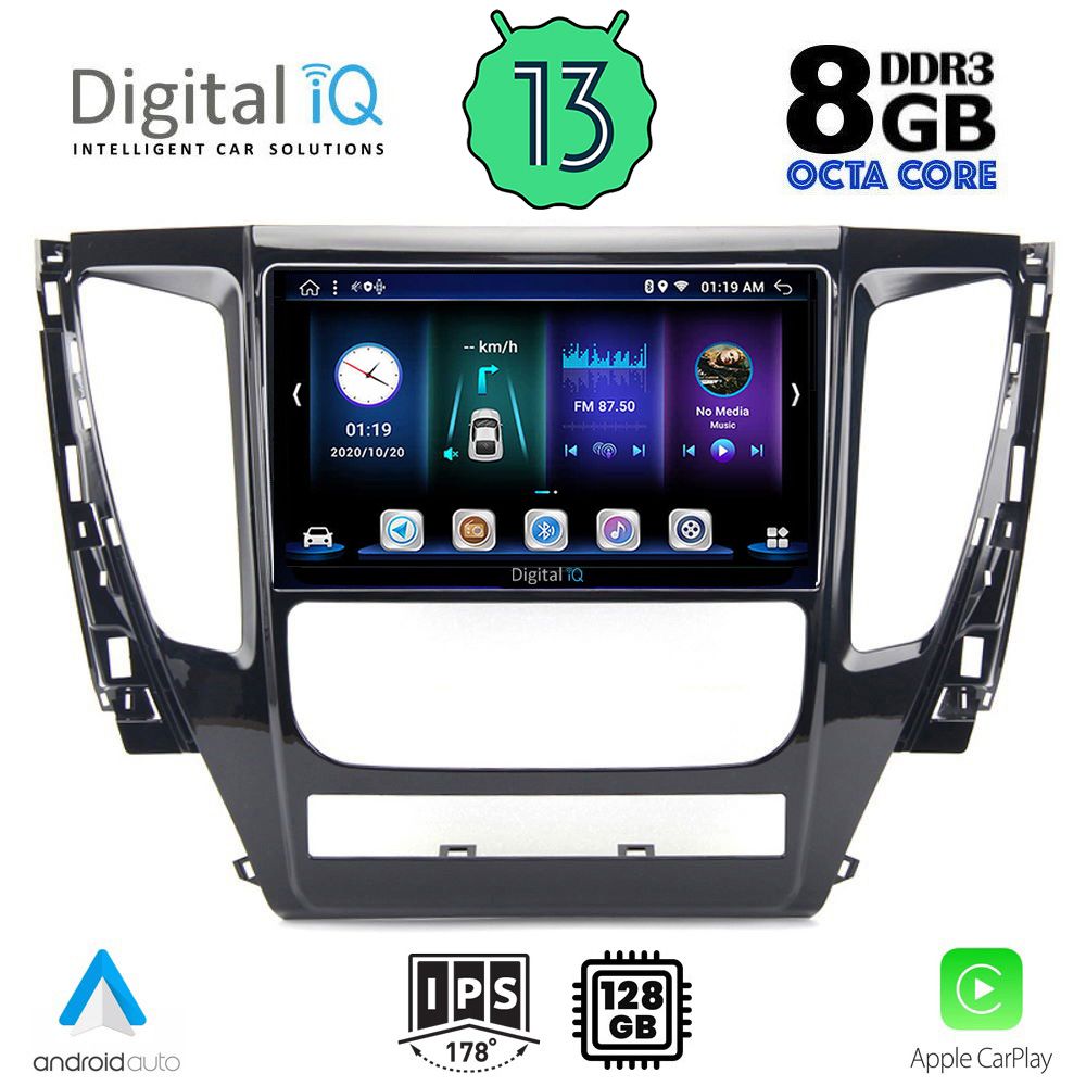 DIGITAL IQ BXD 8447_CPA (9inc) MULTIMEDIA TABLET OEM MITSUBISHI PAJERO mod. 2013>