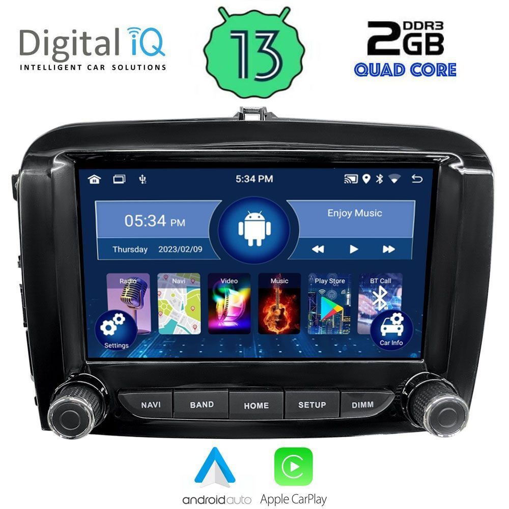 DIGITAL IQ MSD 067_CPA (7" DECK) MULTIMEDIA OEM FIAT 500L mod. 2012&gt;