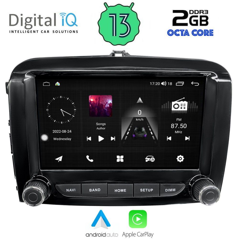 DIGITAL IQ MSF 367_CPA (7" DECK) MULTIMEDIA OEM FIAT 500L mod. 2012&gt;