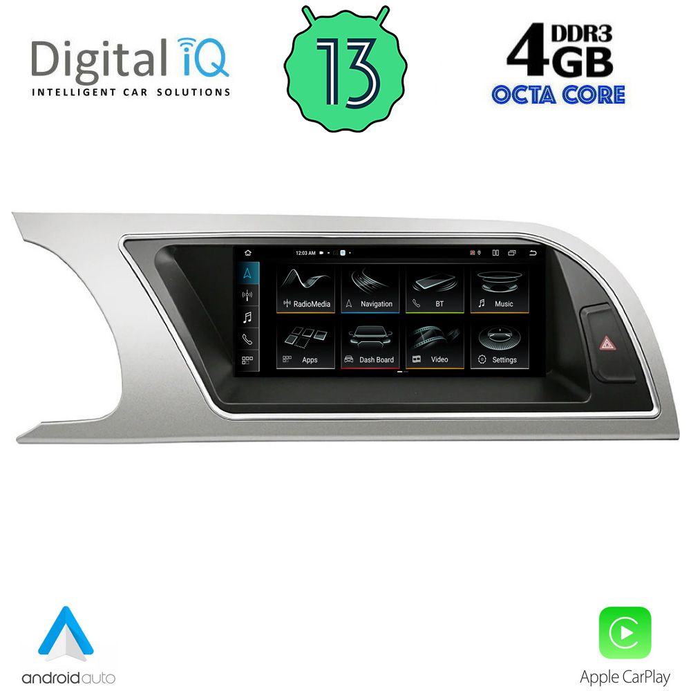 DIGITAL IQ TOP 15918_CPA (8.8inc) MULTIMEDIA OEM AUDI A4-A5 mod. 2008-2012