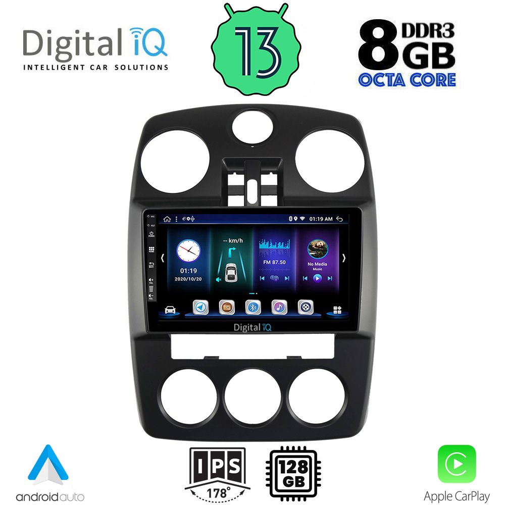 DIGITAL IQ BXD 8287_CPA (9inc) MULTIMEDIA OEM CHRYSLER PT CRUISER mod. 2005-2010