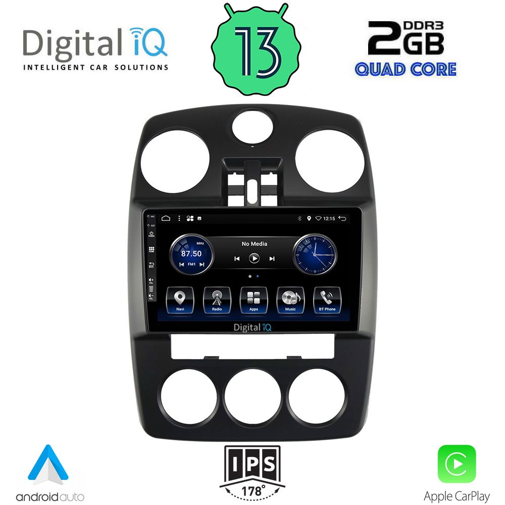 DIGITAL IQ BXH 3287_CPA (9inc) MULTIMEDIA OEM CHRYSLER PT CRUISER mod. 2005-2010