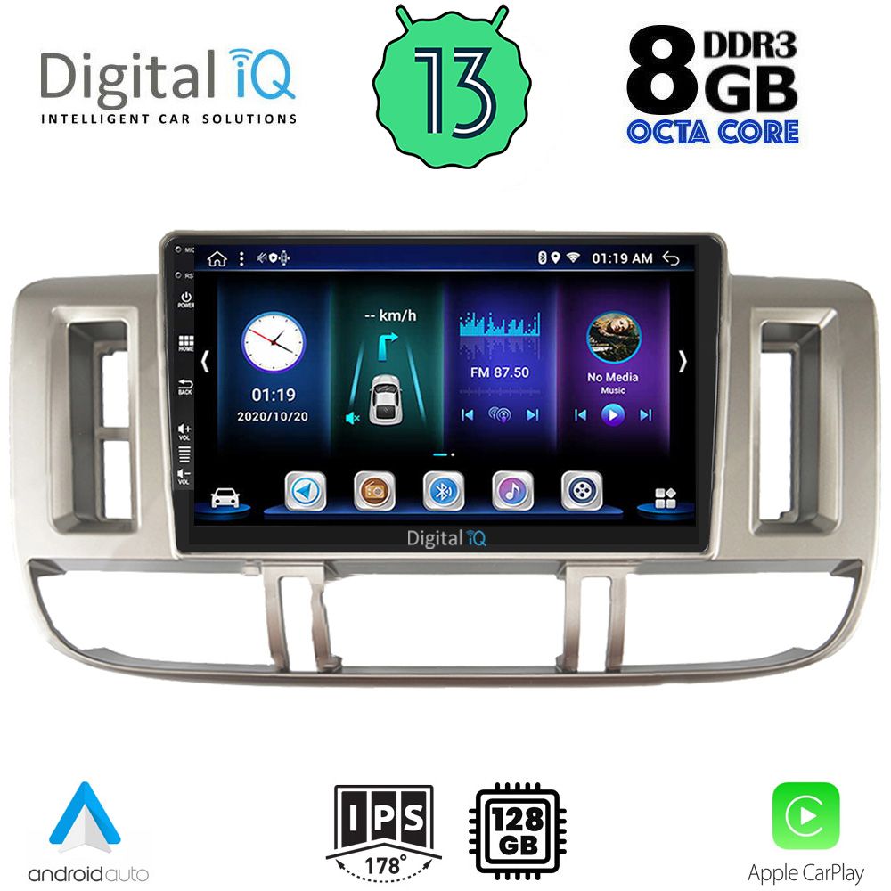 DIGITAL IQ BXD 8474_CPA (9inc) MULTIMEDIA TABLET OEM NISSAN XTRAIL mod. 2000-2004