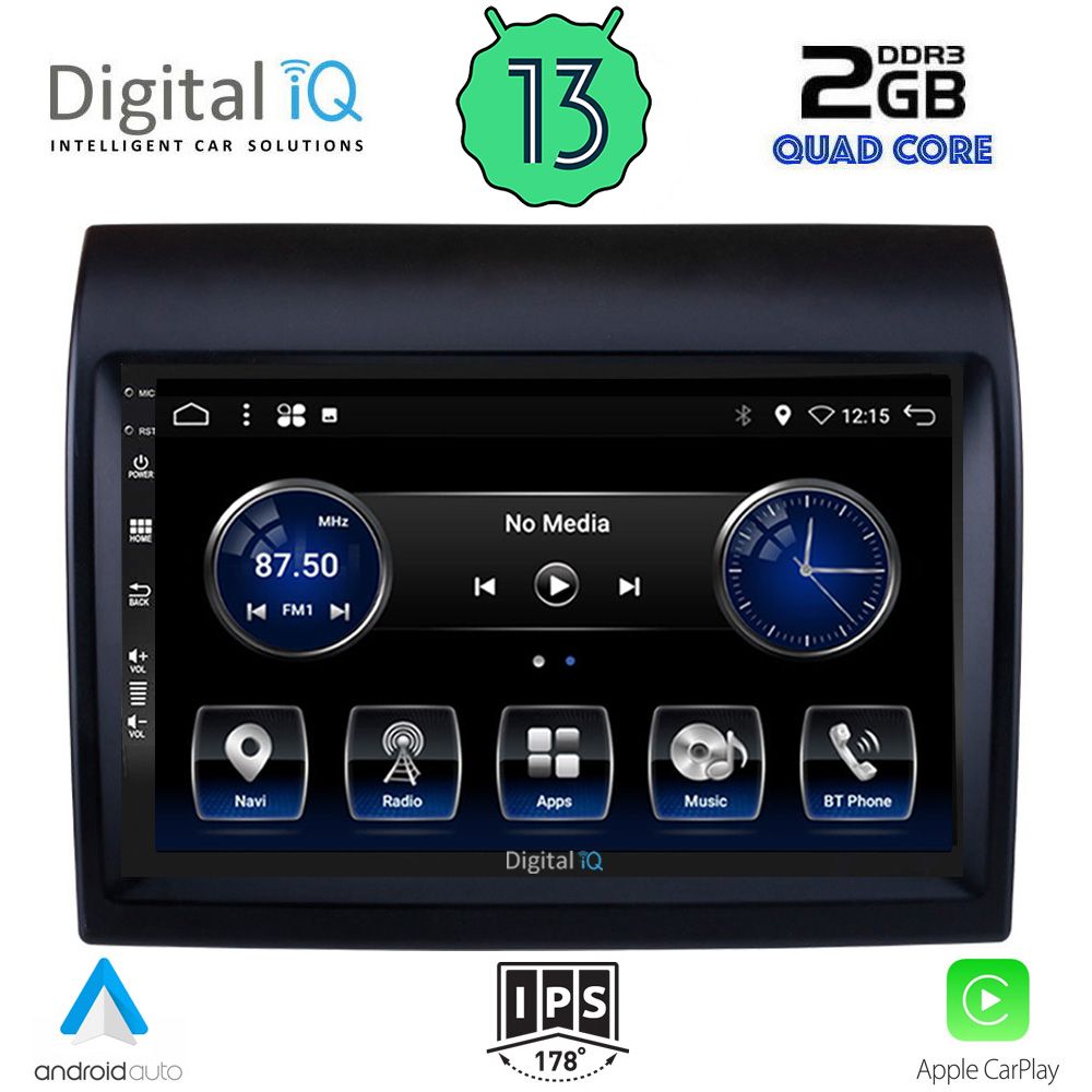 DIGITAL IQ BXH 3141_CPA (9inc) MULTIMEDIA TABLET for FIAT DUCATO – CITROEN JUMPER – PEUGEOT BOXER mod. 2011-2021