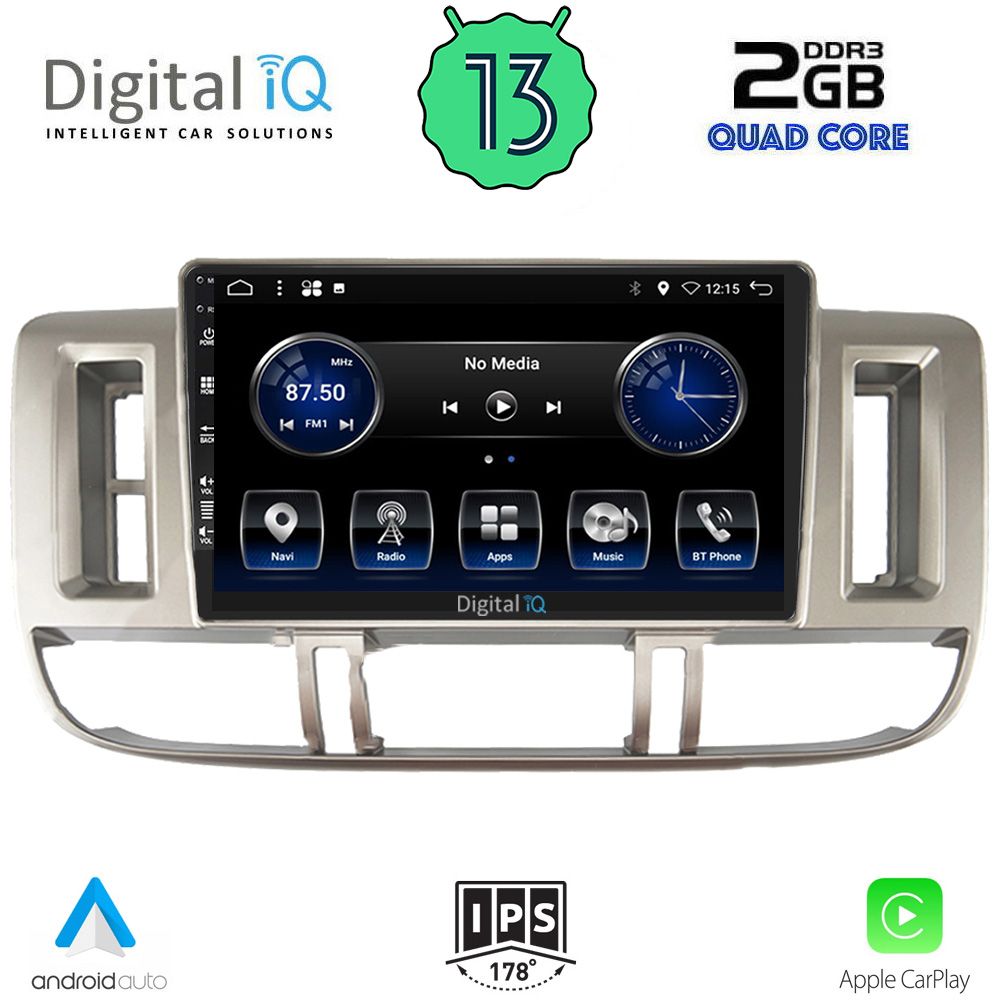 DIGITAL IQ BXH 3474_CPA (9inc) MULTIMEDIA TABLET OEM NISSAN XTRAIL mod. 2000-2004