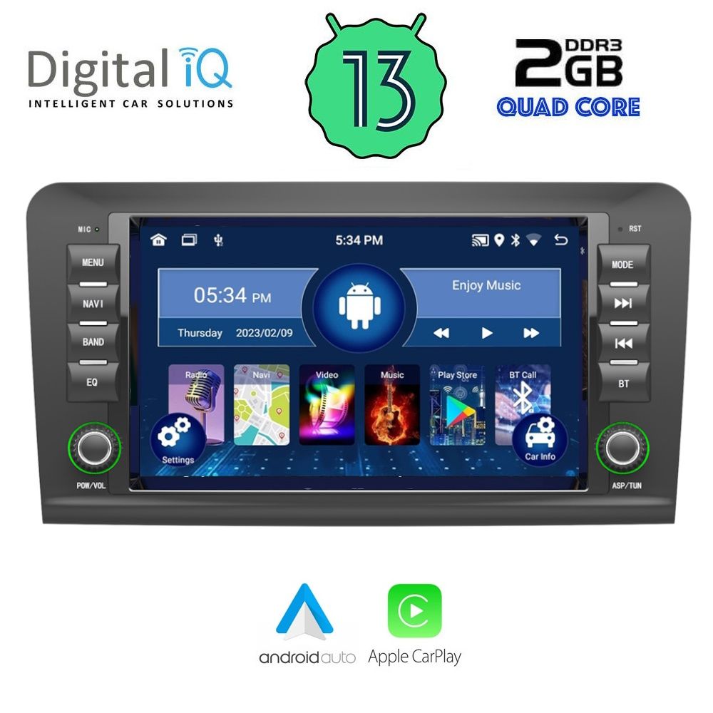 DIGITAL IQ MSD 016_CPA (8" DECK) MULTIMEDIA OEM MERCEDES ML (W164) – GL (X164) mod. 2005-2012