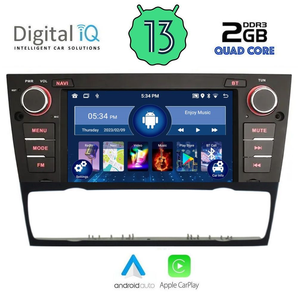 DIGITAL IQ MSD 095_CPA (7" DECK) MULTIMEDIA OEM BMW E90-91-92 mod. 2005-2012