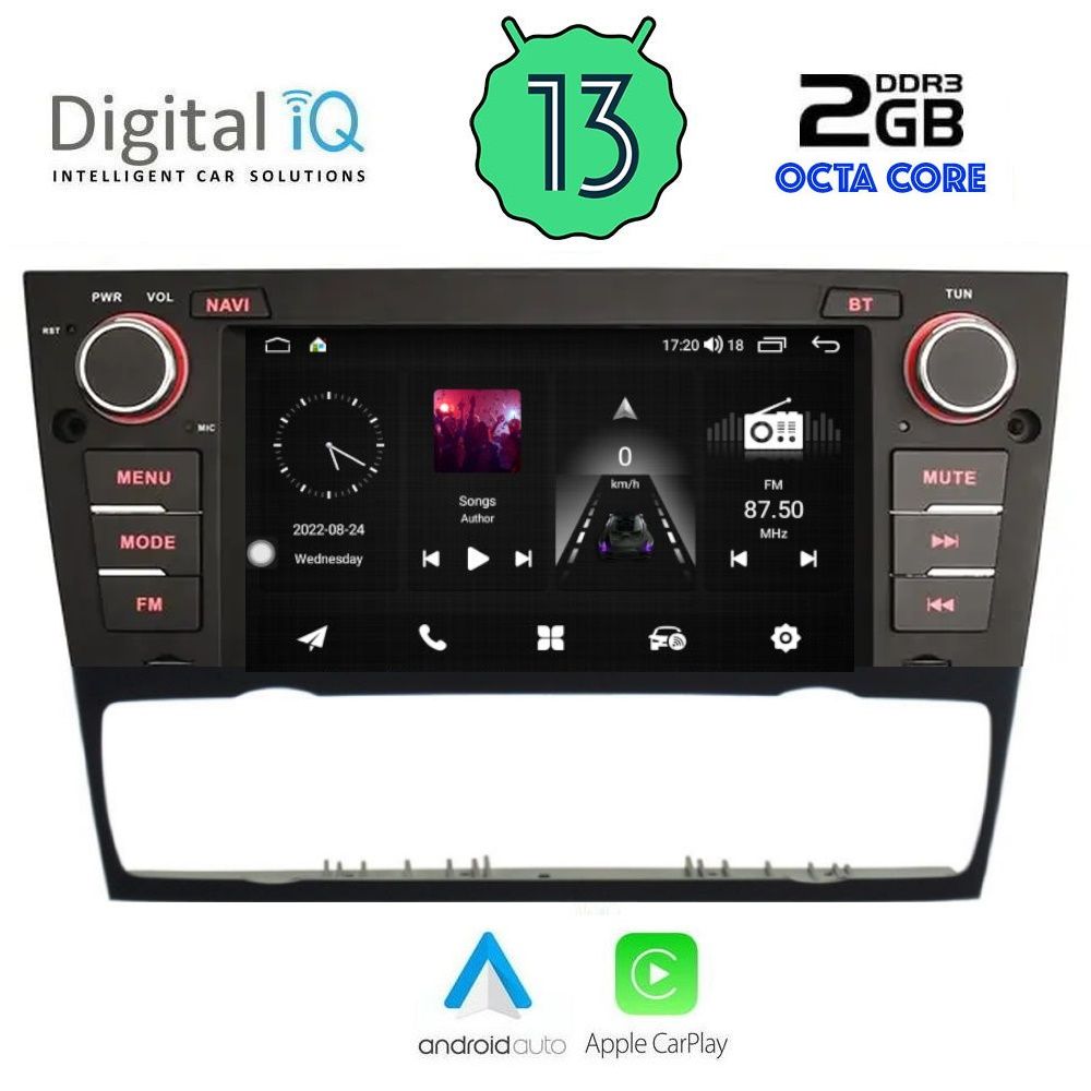 DIGITAL IQ MSF 395_CPA (7'' DECK) MULTIMEDIA OEM BMW E90-91-92 mod. 2005-2012