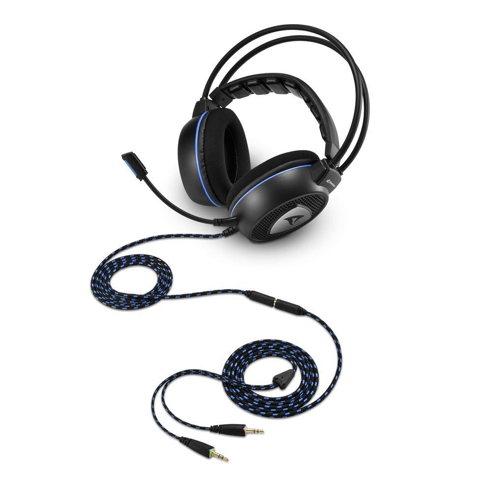 Sharkoon Skiller SGH10 Over Ear Gaming Headset με σύνδεση 3.5mm (SKSGH10) (SHRSKSGH10)