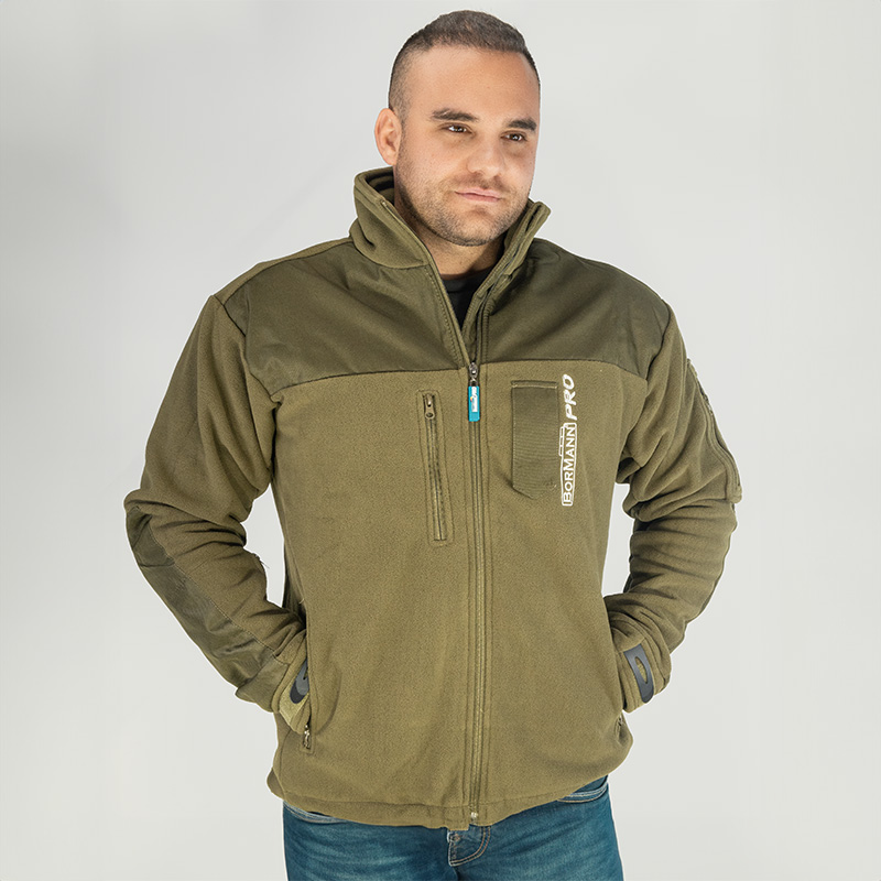 BORMANN Pro BPP7072 BORMANN Pro BPP7072 Μπουφάν Fleece Εργασίας Bologna 420gr XL ,Χακί