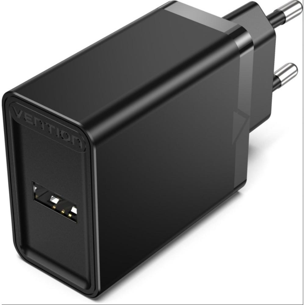 VENTION USB Wall Charger (12W) EU Black (FAAB0-EU) (VENFAAB0-EU)