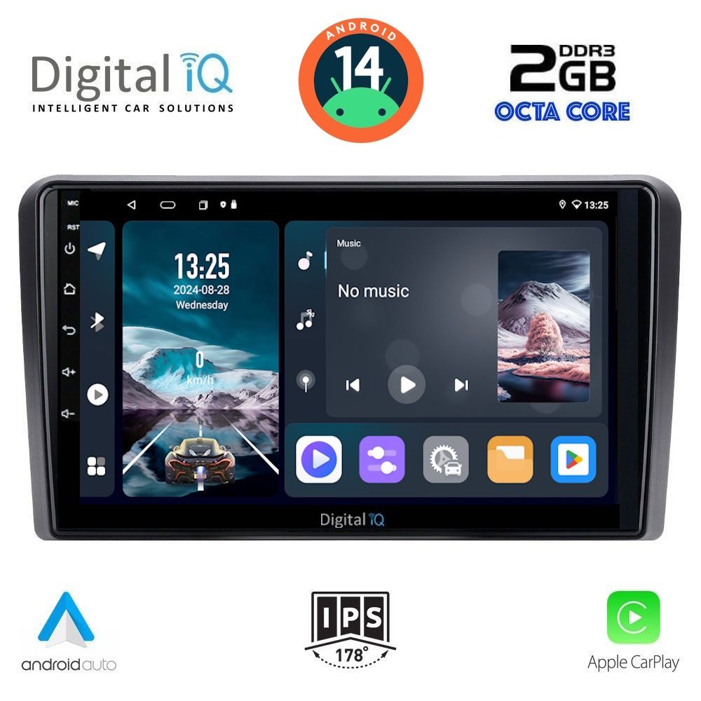 DIGITAL IQ RTG 4514_CPA (9inc) MULTIMEDIA TABLET for PEUGEOT 308 mod. 2013&gt;