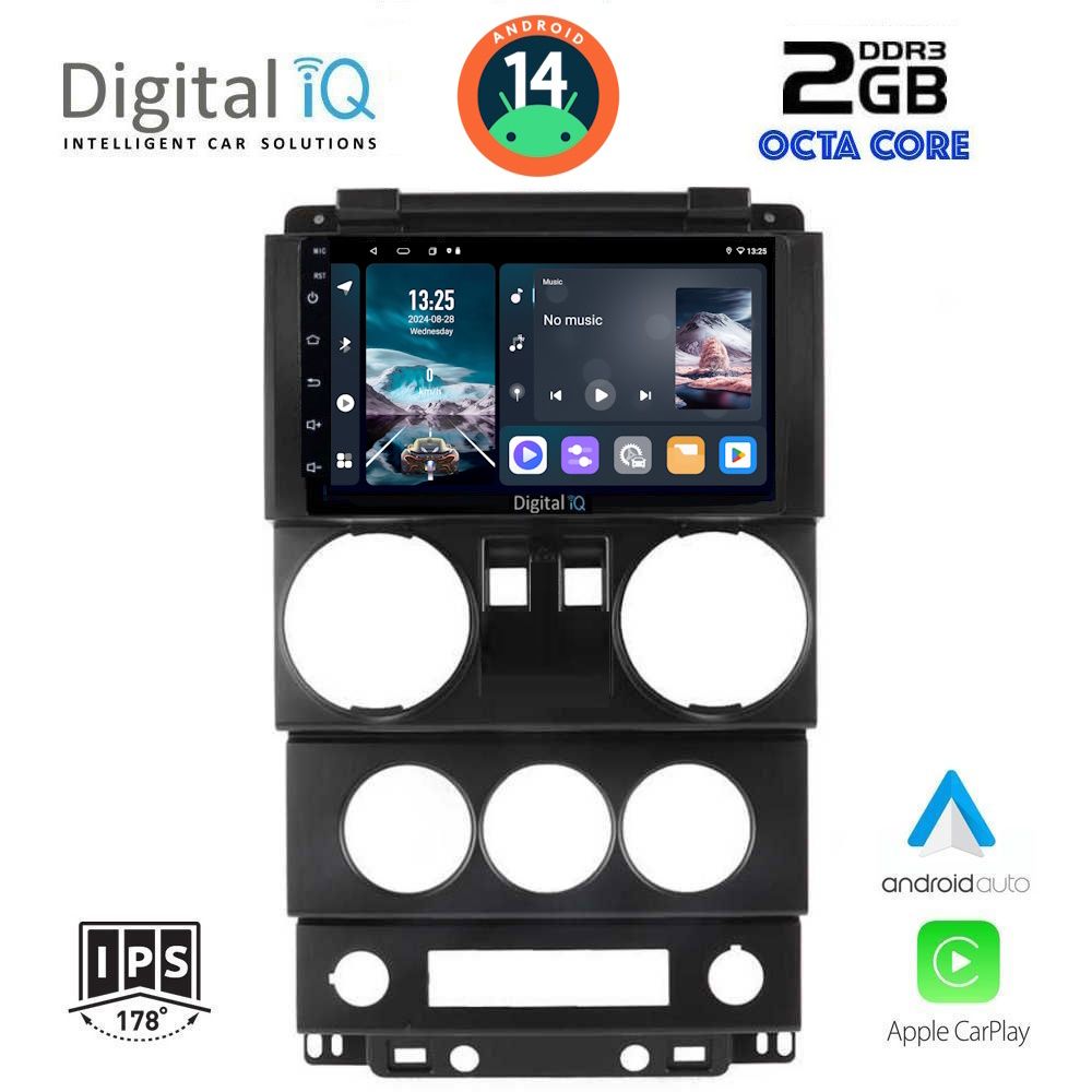 DIGITAL IQ RTG 4293_CPA (9inc) MULTIMEDIA TABLET for JEEP WRANGLER mod. 2006-2011