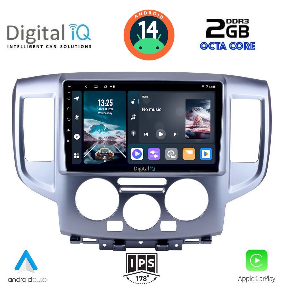 DIGITAL IQ RTG 4458_CPA (9inc) MULTIMEDIA TABLET for NISSAN NV 200 mod. 2009&gt;