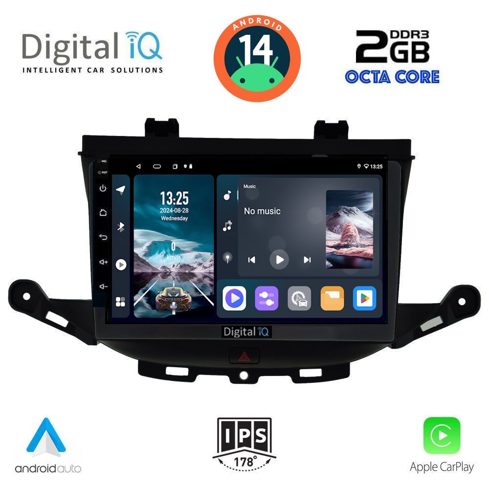 DIGITAL IQ RTG 4483_CPA (9inc) MULTIMEDIA TABLET for OPEL ASTRA K  mod.2015&gt;