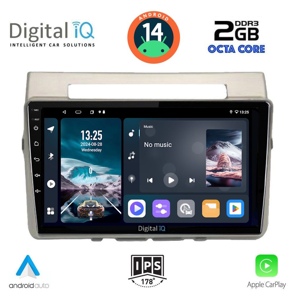 DIGITAL IQ RTG 4711_CPA (9inc) MULTIMEDIA TABLET for TOYOTA COROLLA VERSO mod. 2004-2009