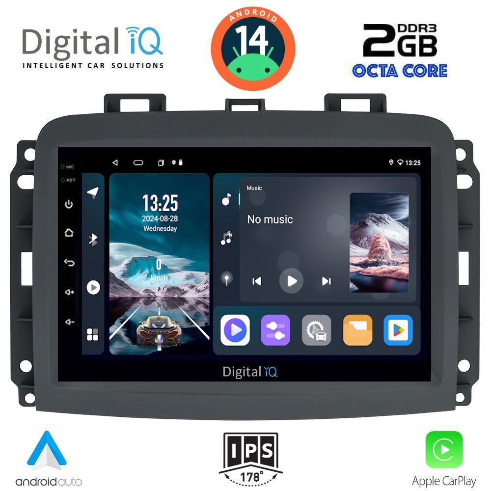 DIGITAL IQ RTG 4132_CPA (10inc) MULTIMEDIA TABLET for FIAT 500L mod. 2012&gt;