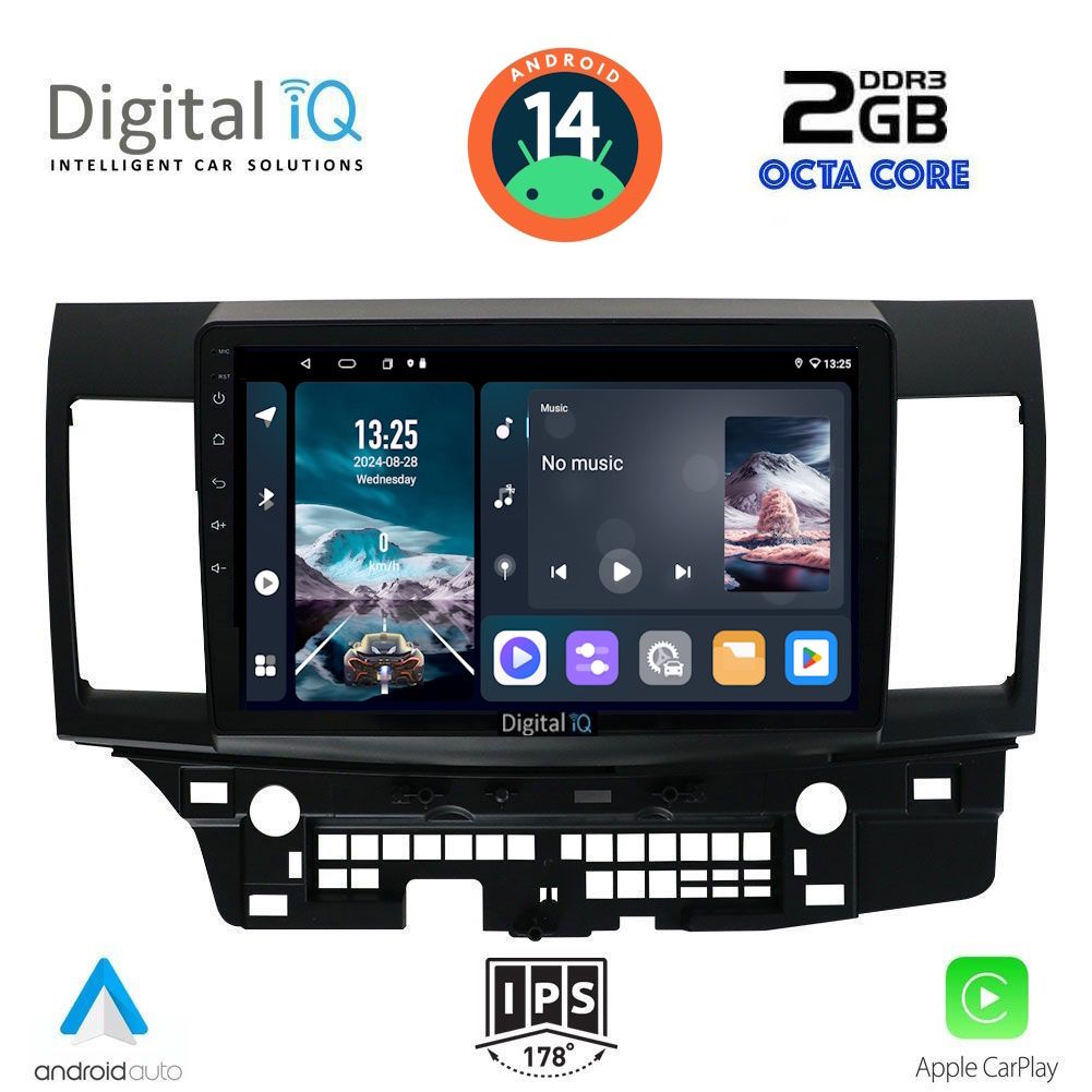 DIGITAL IQ RTG 4434_CPA (10inc) MULTIMEDIA TABLET for MITSUBISHI LANCER mod. 2008&gt;