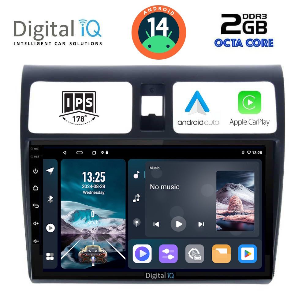 DIGITAL IQ RTG 4684_CPA (10inc) MULTIMEDIA TABLET for SUZUKI SWIFT mod. 2005-2011