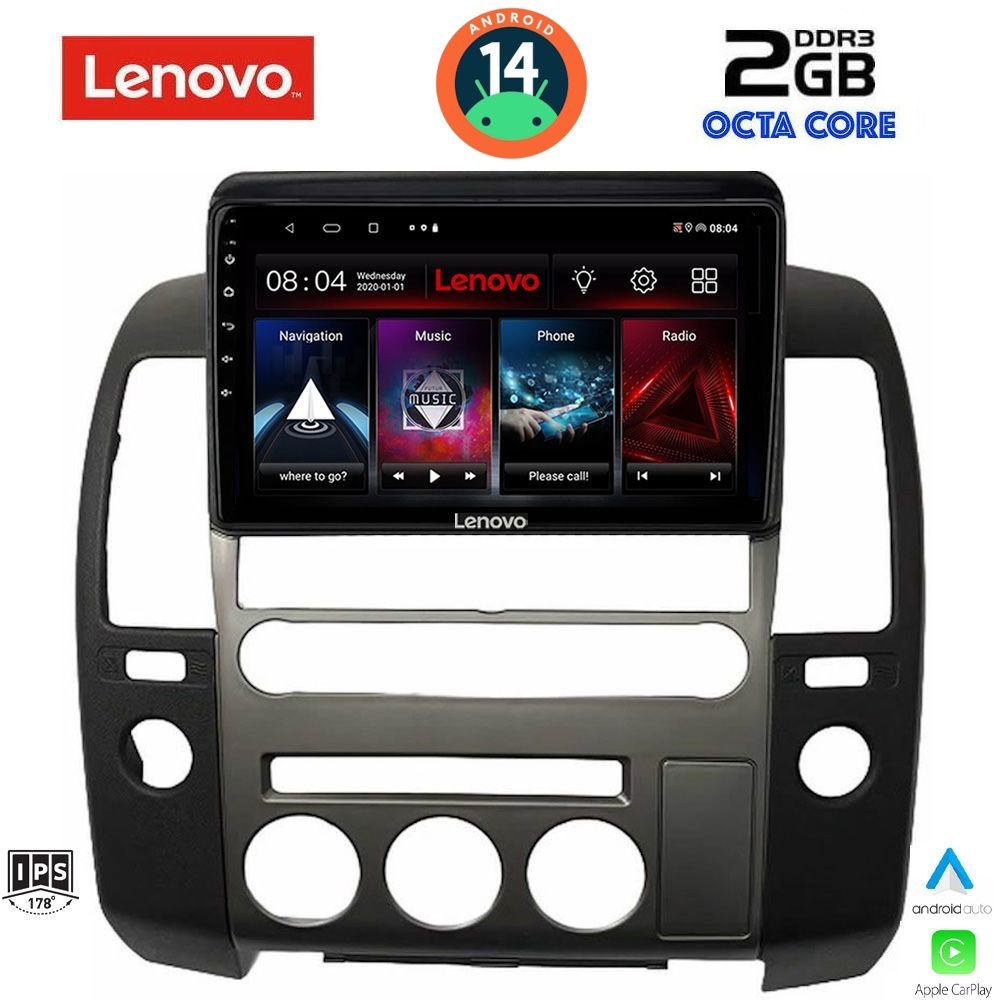 LENOVO LVF 5454_CPA (ORIG.NAVI) (9inc) MULTIMEDIA TABLET for NISSAN NAVARA D40 mod. 2006-2011 με Original Navi