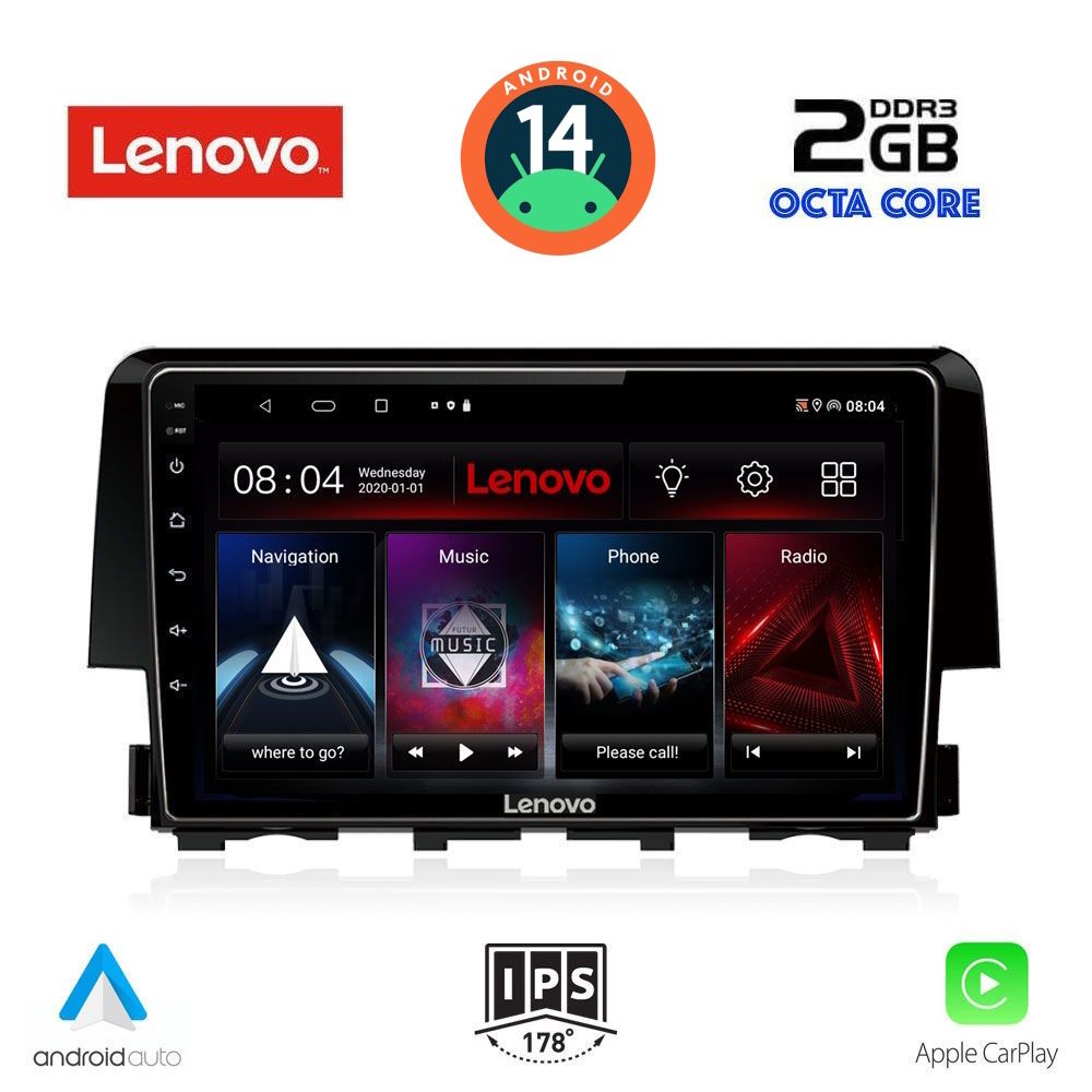 LENOVO LVF 5191_CPA (9inc) MULTIMEDIA TABLET for HONDA CIVIC mod. 2016&gt;