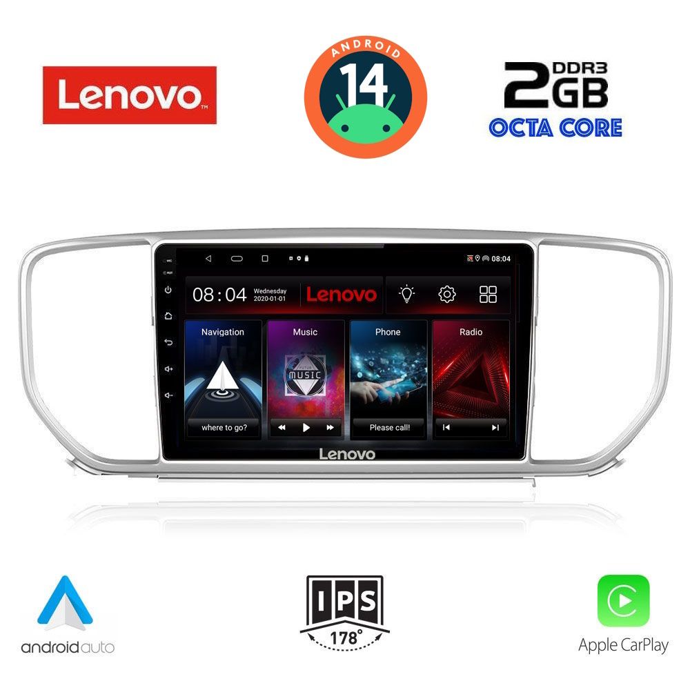 LENOVO LVF 5327_CPA (9inc) MULTIMEDIA TABLET for KIA SPORTAGE mod. 2018&gt;