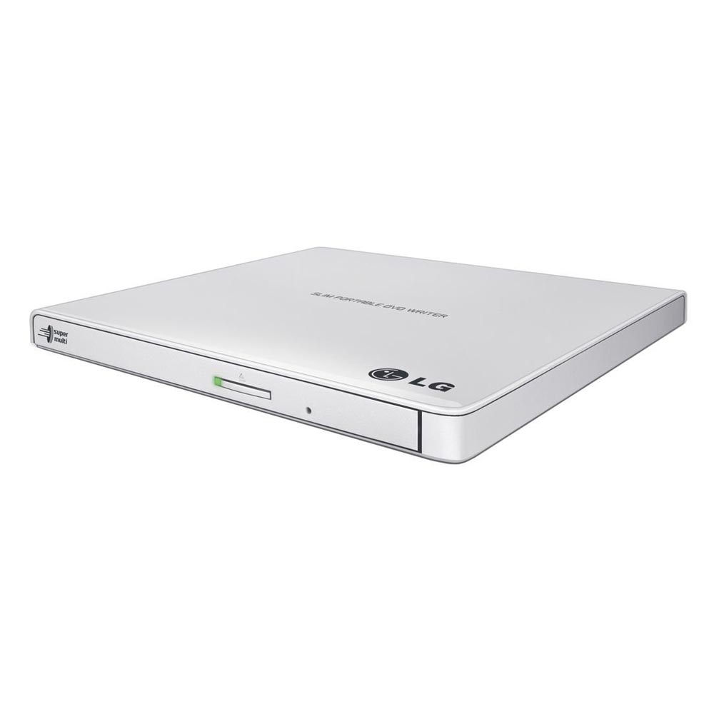 H-L DS External DVD-RW Recorder Slim White (GP57EW40.AHLE10B)