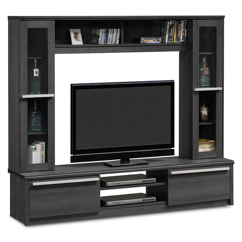 Σύνθετο σαλονιού Chico TV pakoworld χρώμα embony oak 180.5x40x158εκ