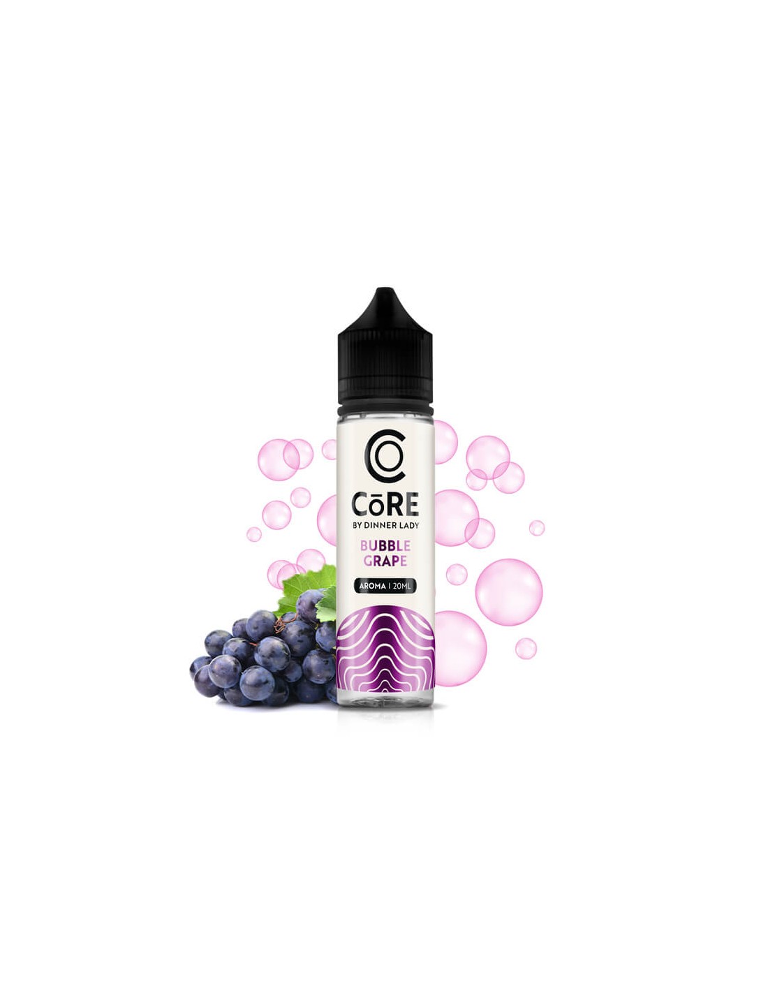 Dinner Lady Core Bubble Grape Flavour Shot 60ml