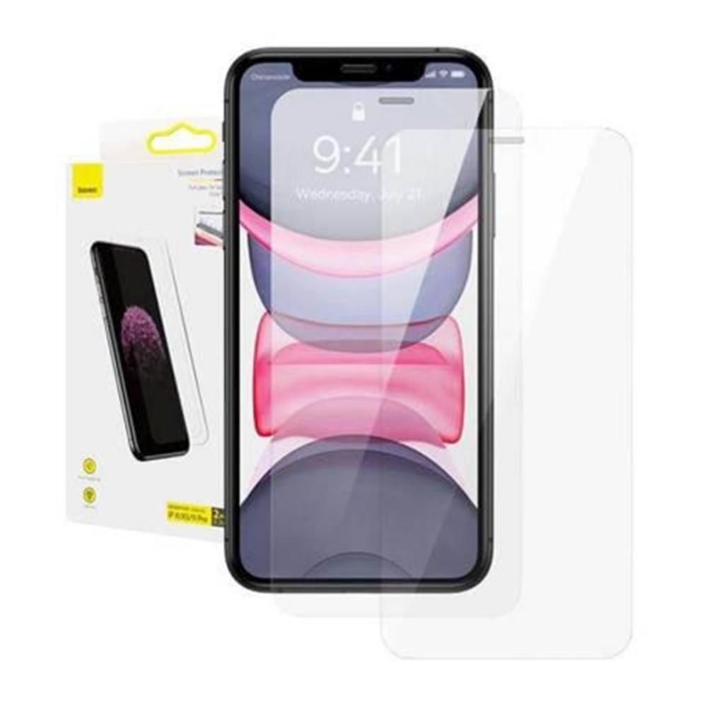 Baseus 0.3mm Full-glass Tempered Glass Film(2pcs pack) for iPhone X/XS/11 Pro 5.8inch (SGBL060102) (BASSGBL060102)