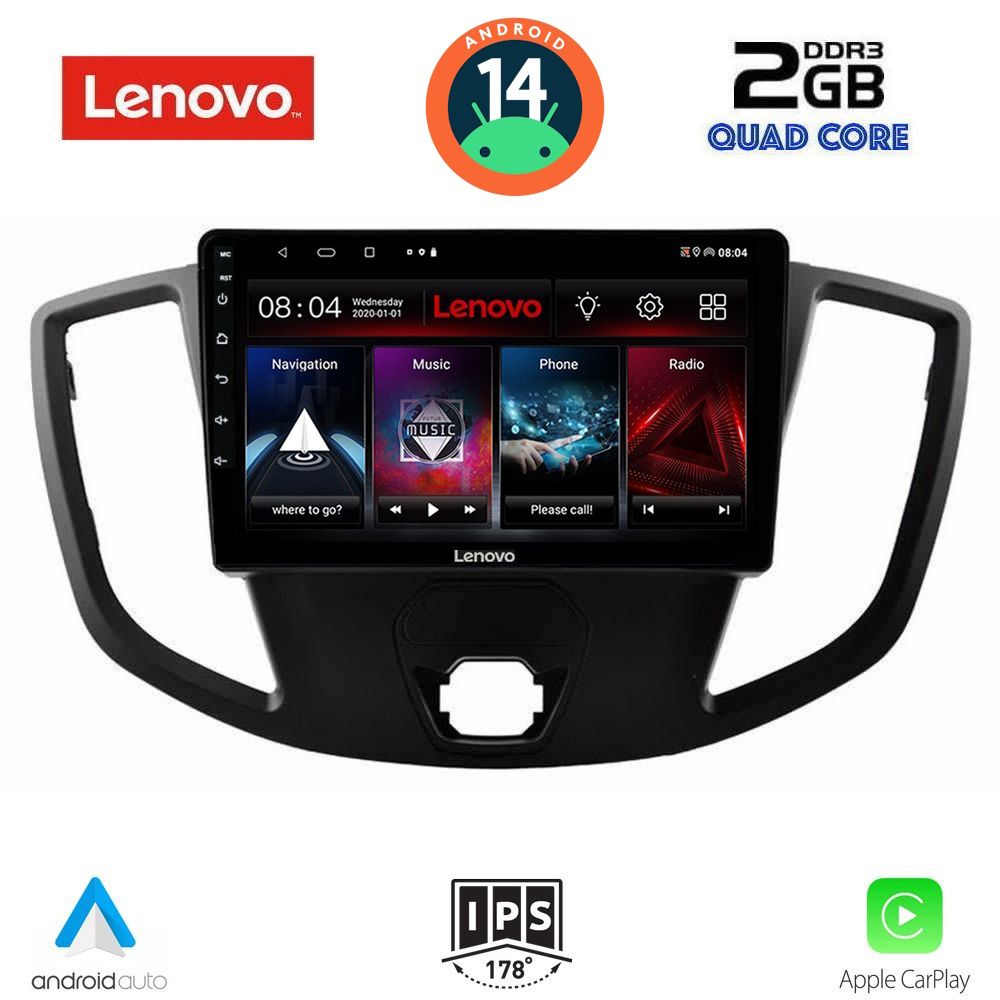 LENOVO LVD 2179_CPA (9inc) MULTIMEDIA TABLET for FORD TRANSIT mod. 2014-2020