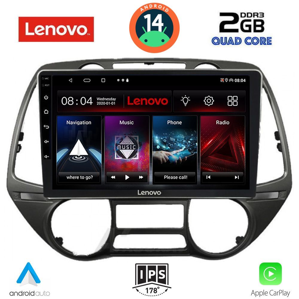 LENOVO LVD 2226_CPA (9inc) MULTIMEDIA TABLET for HYUNDAI i20 mod. 2008-2013