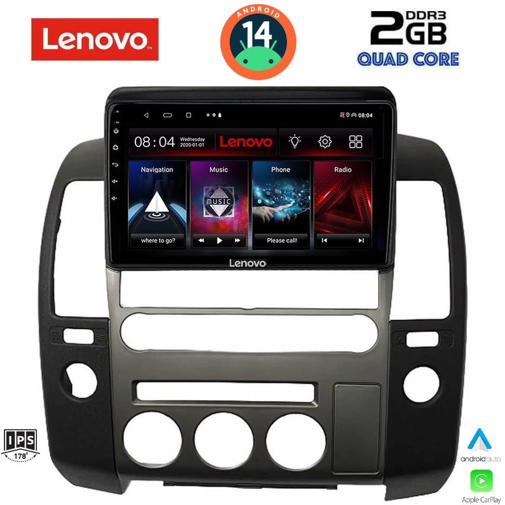 LENOVO LVD 2454_CPA (ORIG.NAVI) (9inc) MULTIMEDIA TABLET for NISSAN NAVARA D40 mod. 2006-2011 με Original Navi