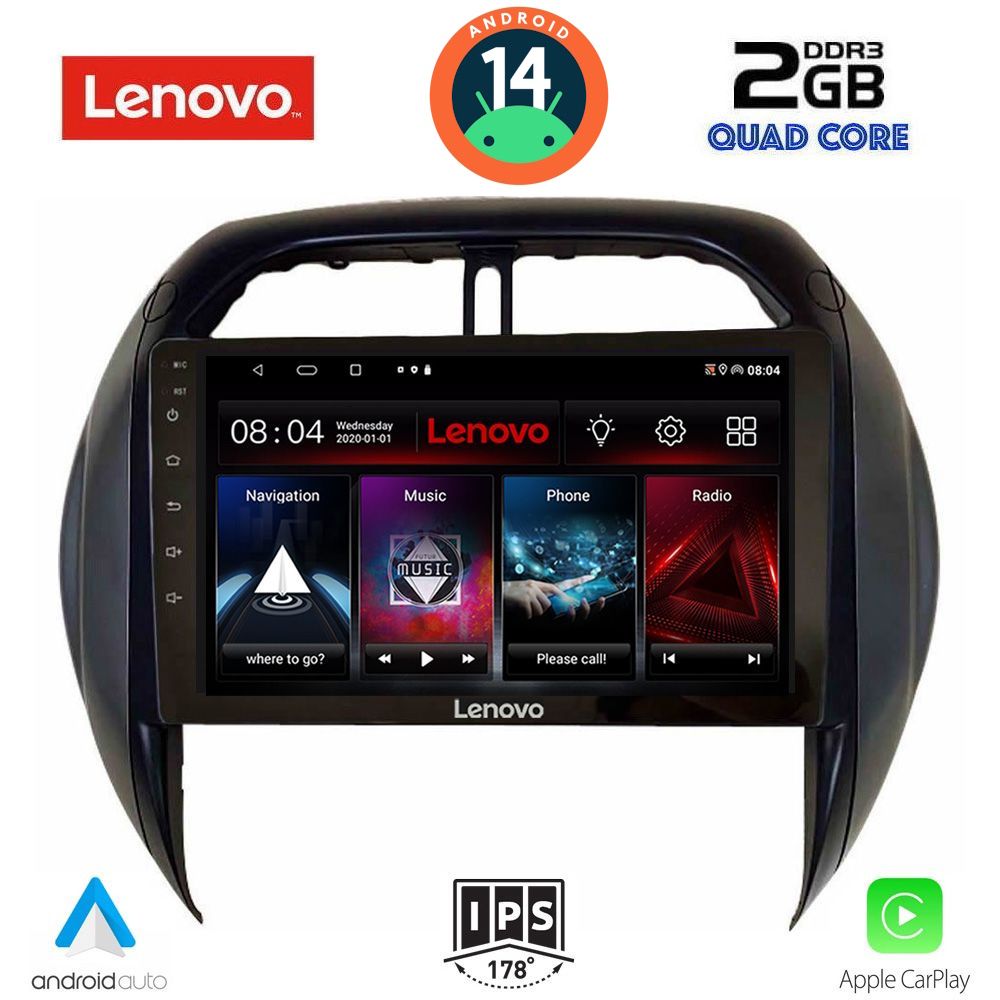 LENOVO LVD 2730_CPA CLIMA (9inc) MULTIMEDIA TABLET for TOYOTA RAV 4 mod. 2000-2006