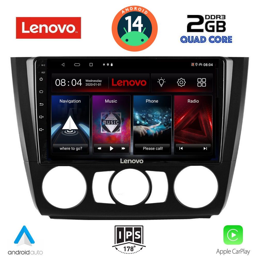 LENOVO LVD 2040_CPA A/C (9inc) MULTIMEDIA TABLET for BMW S.1 E81-82-87-88 mod. 2004-2013