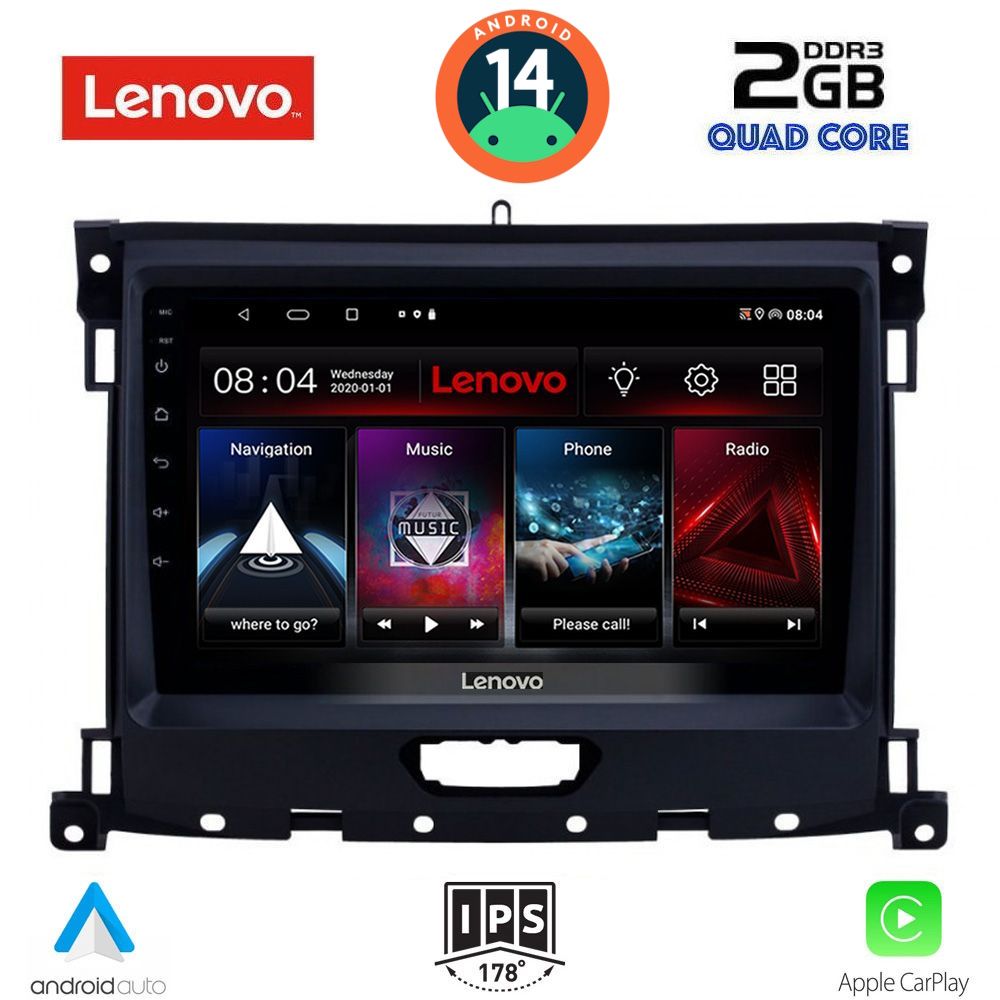 LENOVO LVD 2173_CPA (9inc) MULTIMEDIA TABLET for FORD RANGER mod. 2018>